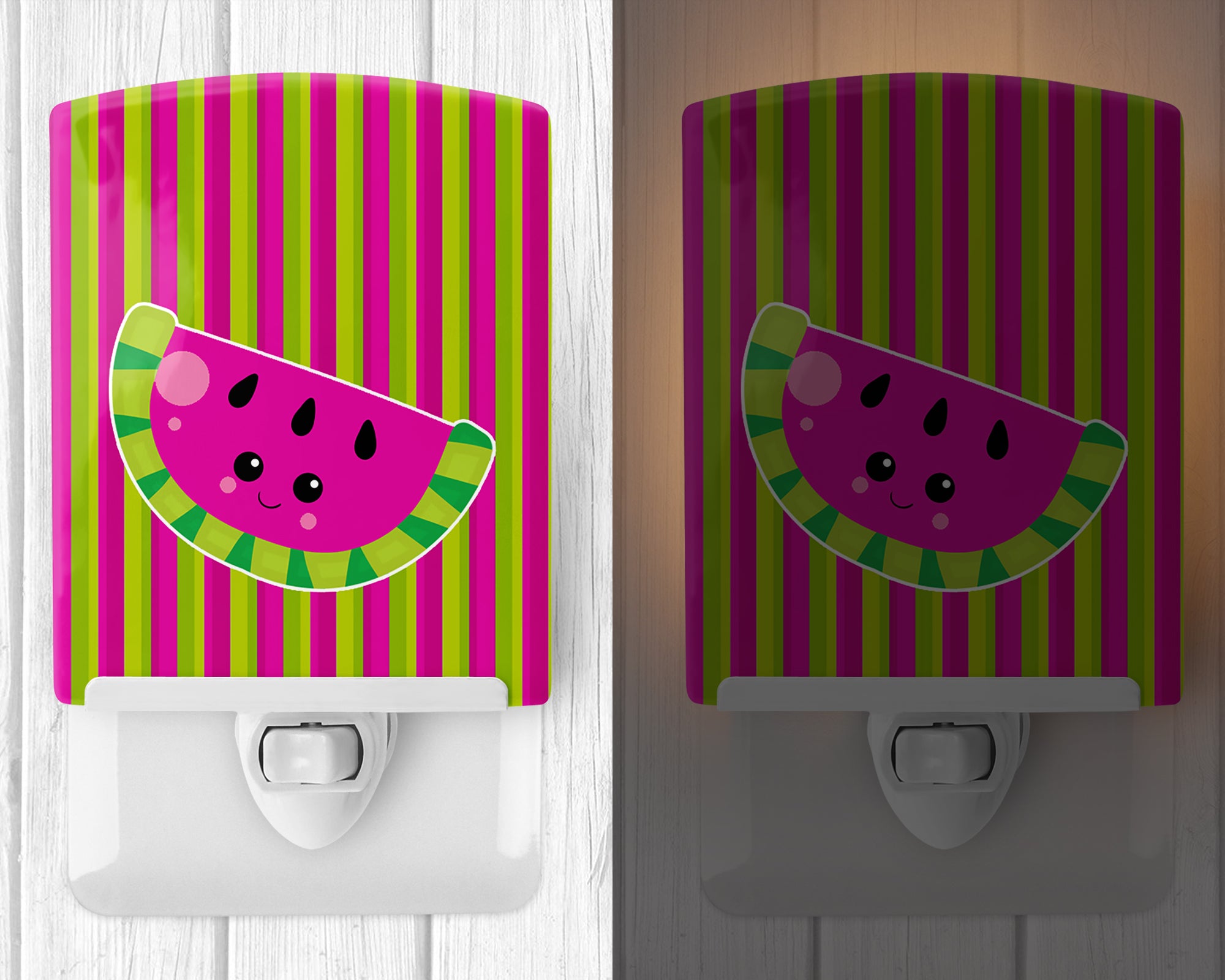 Watermelon Face Ceramic Night Light BB6987CNL - the-store.com