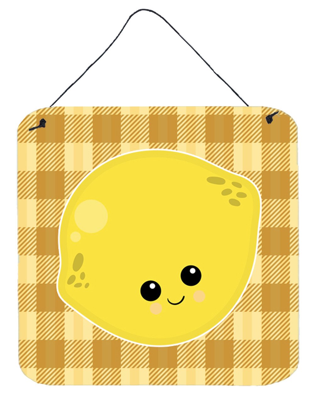 Lemon Face Wall or Door Hanging Prints BB6990DS66 by Caroline's Treasures