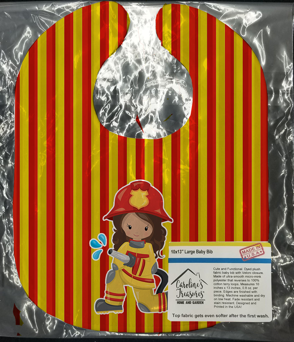 Fireman Girl Baby Bib BB7001BIB - the-store.com