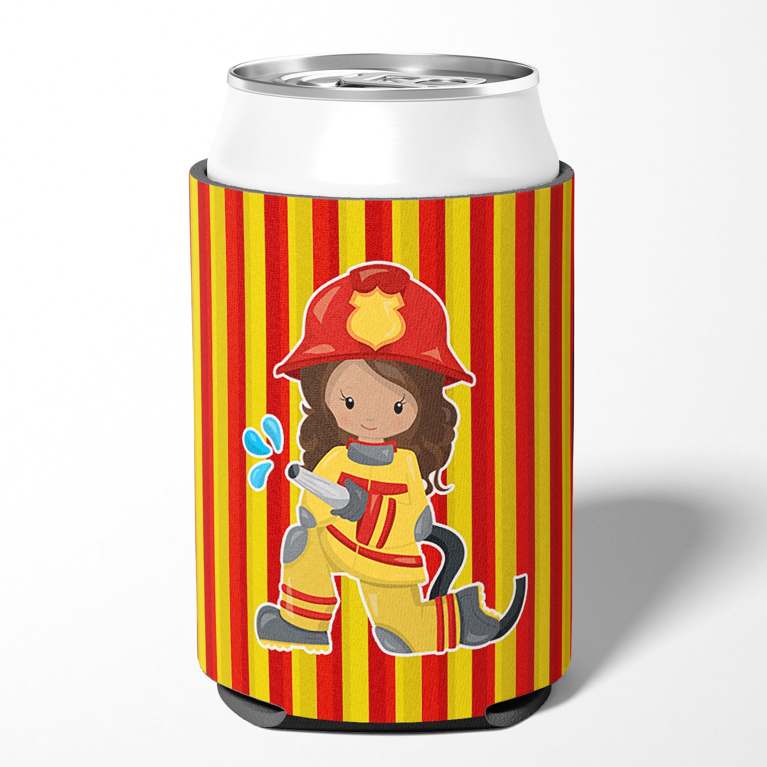 Fireman Girl Can or Bottle Hugger BB7001CC  the-store.com.