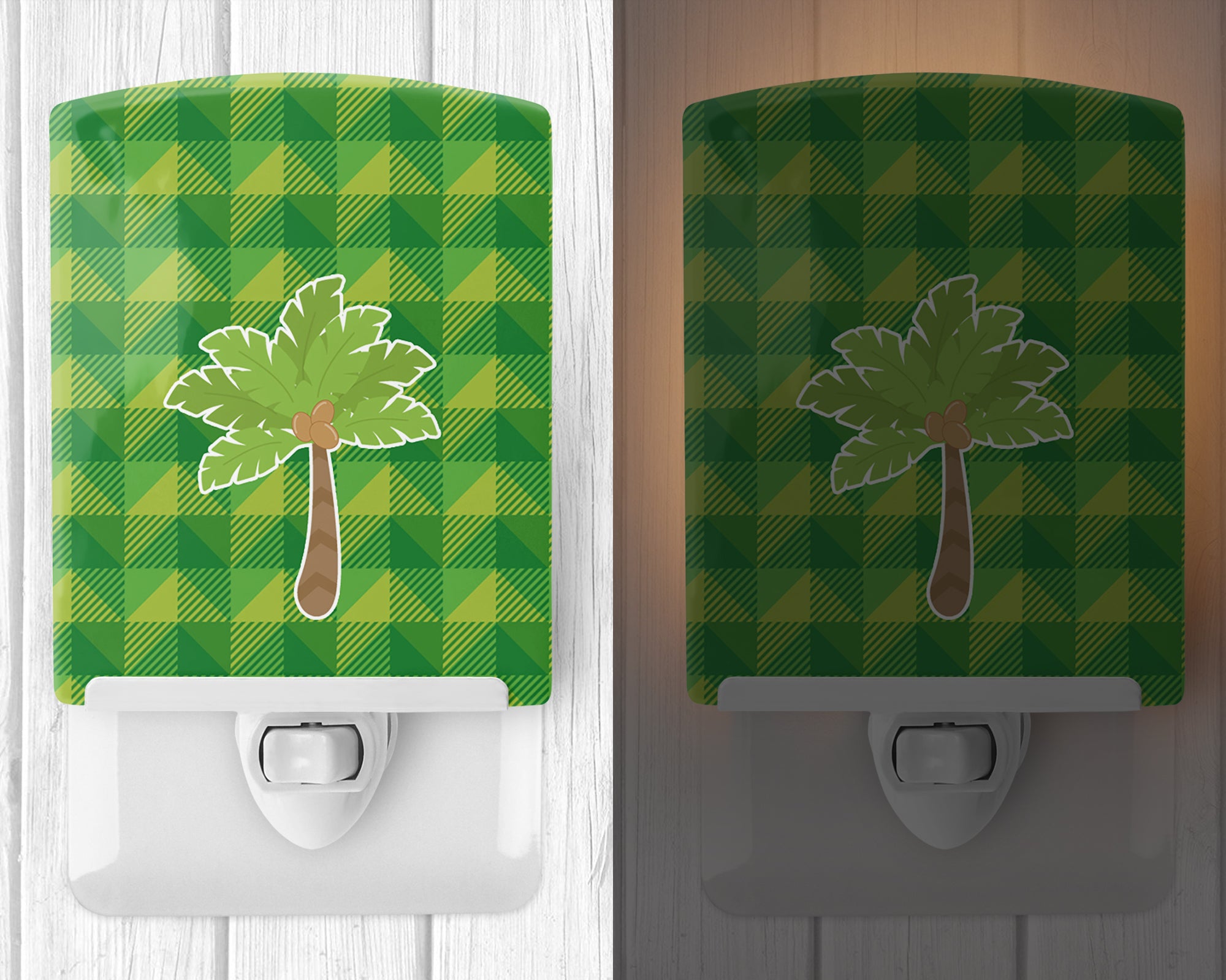 Palm Tree Ceramic Night Light BB7027CNL - the-store.com