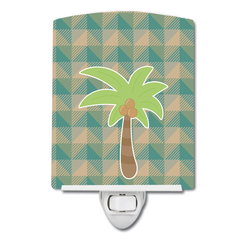 Palm Tree Ceramic Night Light BB7028CNL - the-store.com