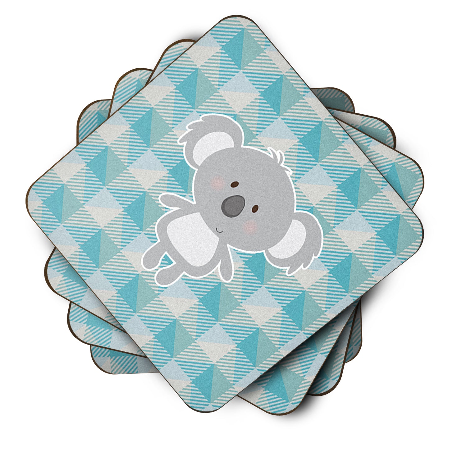 Koala Bear Foam Coaster Set of 4 BB7034FC - the-store.com