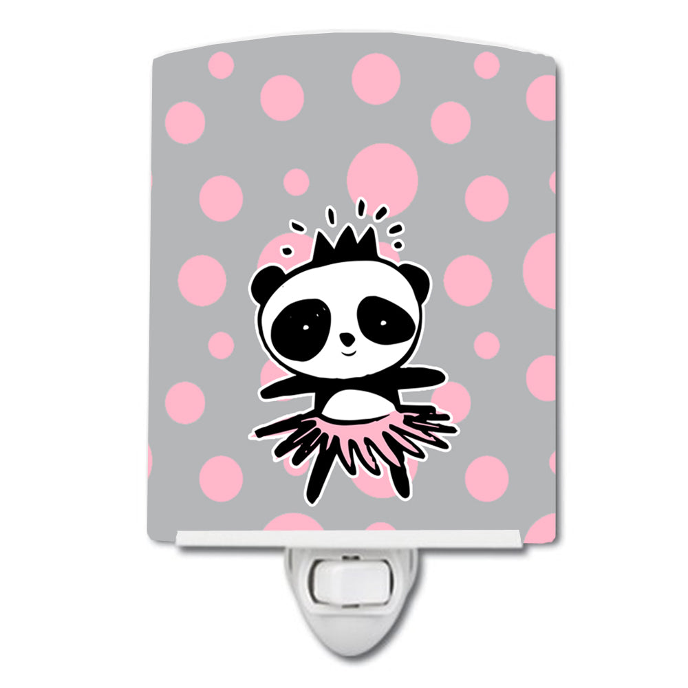 Panda Bear Ballerina Ceramic Night Light BB7035CNL - the-store.com