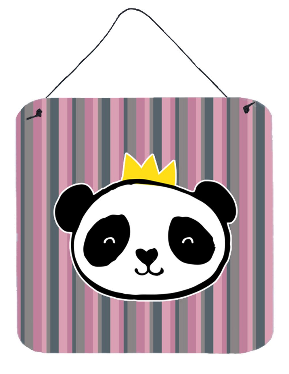 Panda Bear Queen Wall or Door Hanging Prints BB7037DS66 by Caroline's Treasures