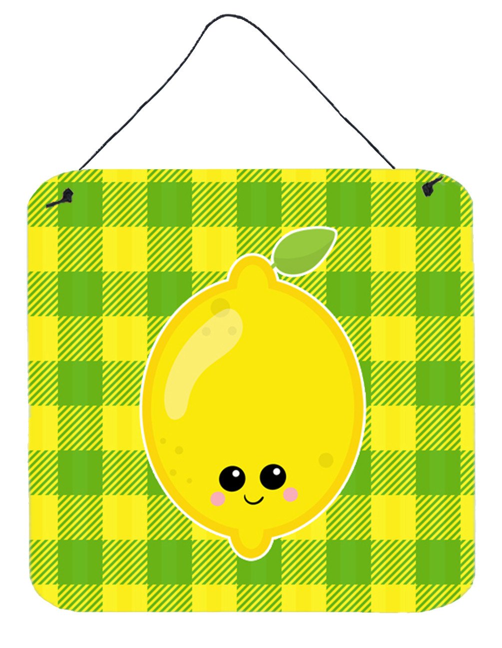 Lemon Face Wall or Door Hanging Prints BB7055DS66 by Caroline's Treasures