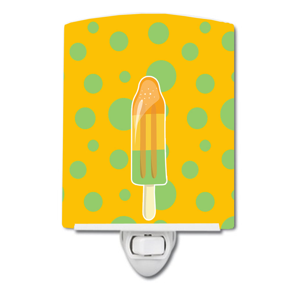 Ice Pop Popcicle Orange Green Ceramic Night Light BB7064CNL - the-store.com