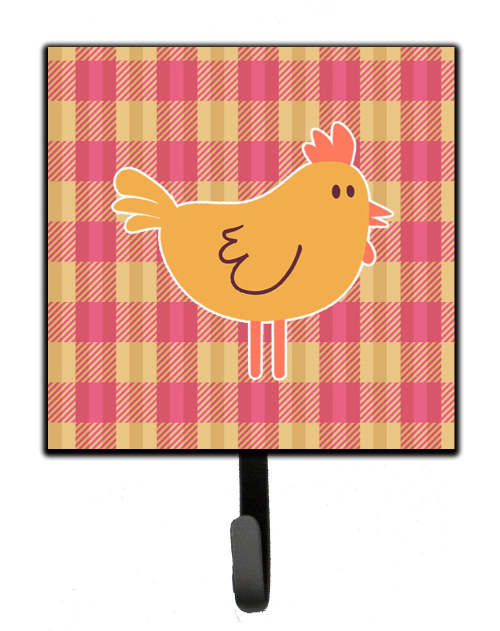 Chicken Hen on Gingham Leash or Key Holder BB7090SH4 by Caroline's Treasures