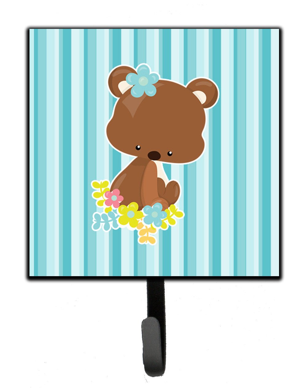 Bear with Flowers Leash or Key Holder BB7096SH4 by Caroline's Treasures