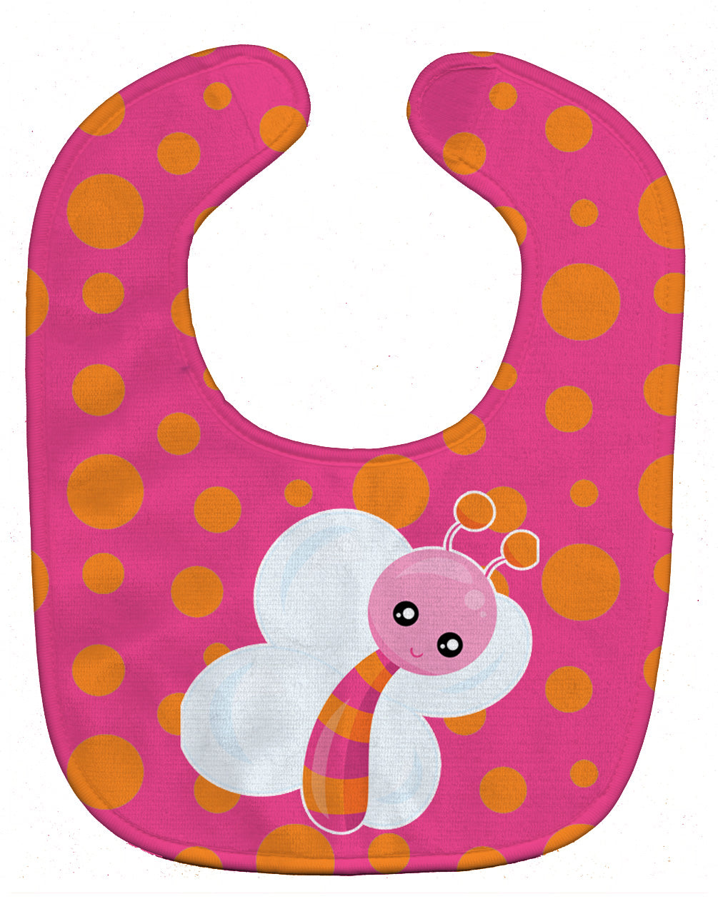 Butterfly on Polkadots Baby Bib BB7102BIB - the-store.com