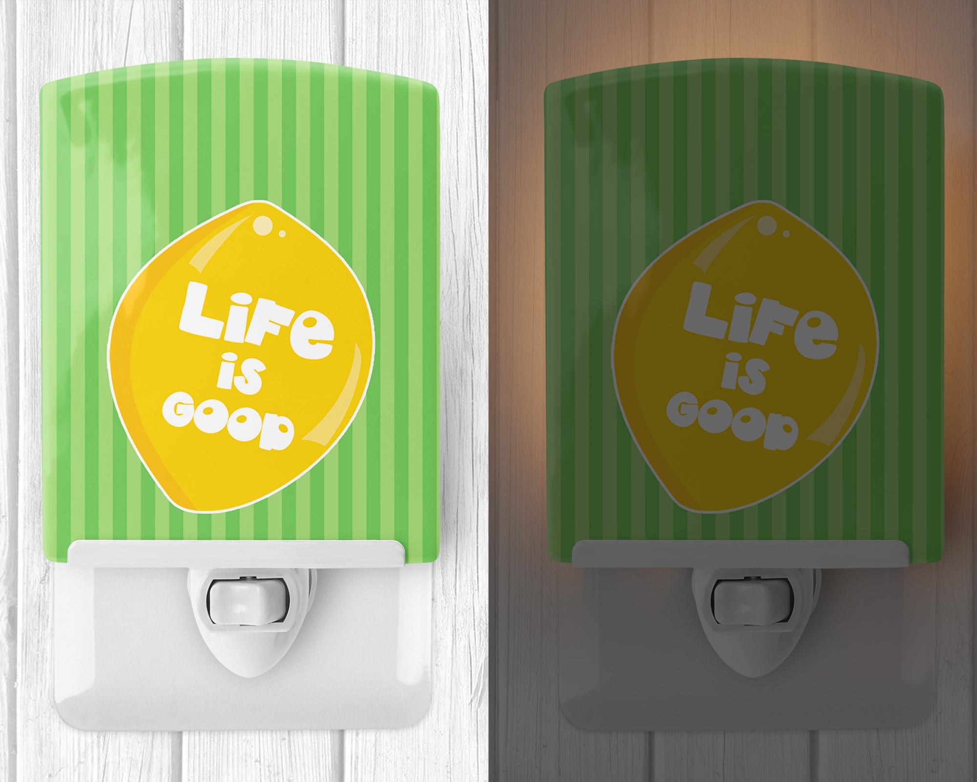 Lemon Life is Good Ceramic Night Light BB7108CNL - the-store.com