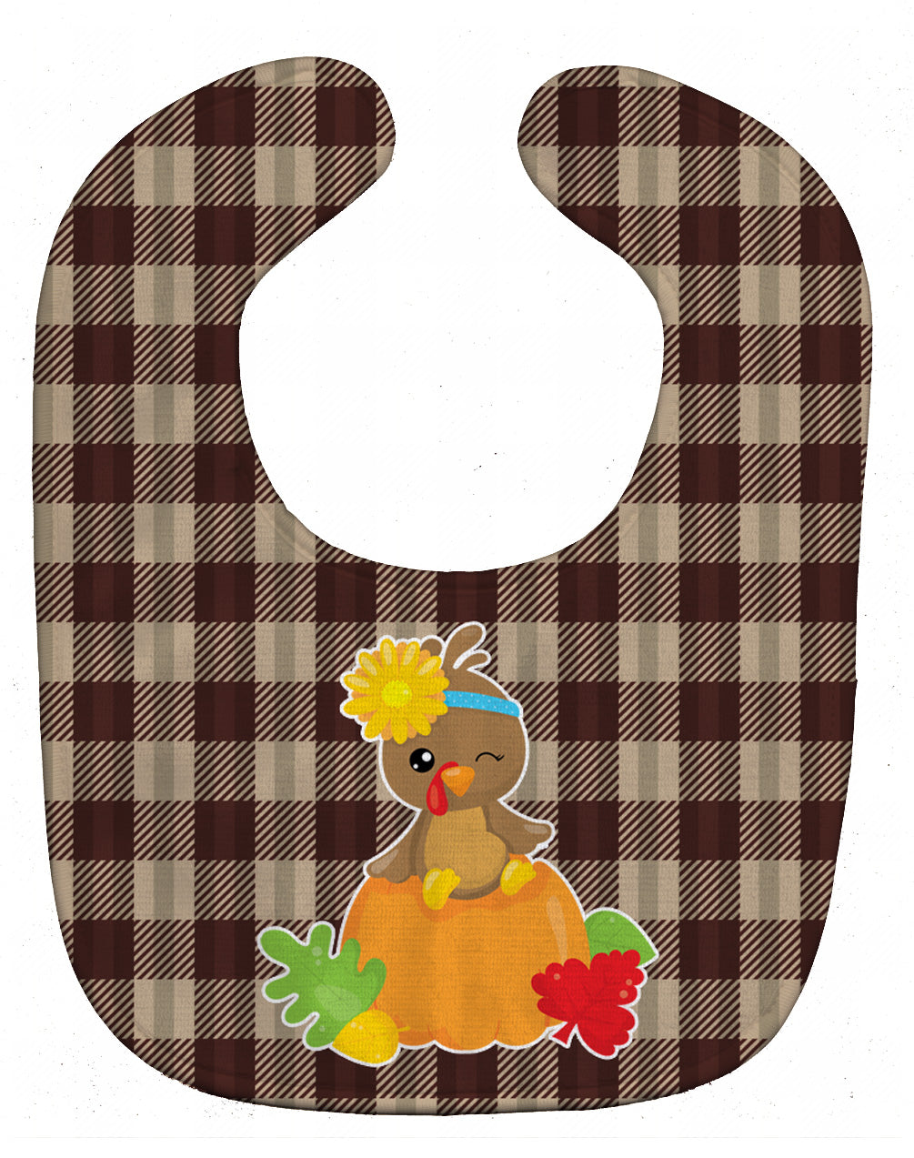 Thanksgiving Baby Turkey Baby Bib BB7113BIB - the-store.com