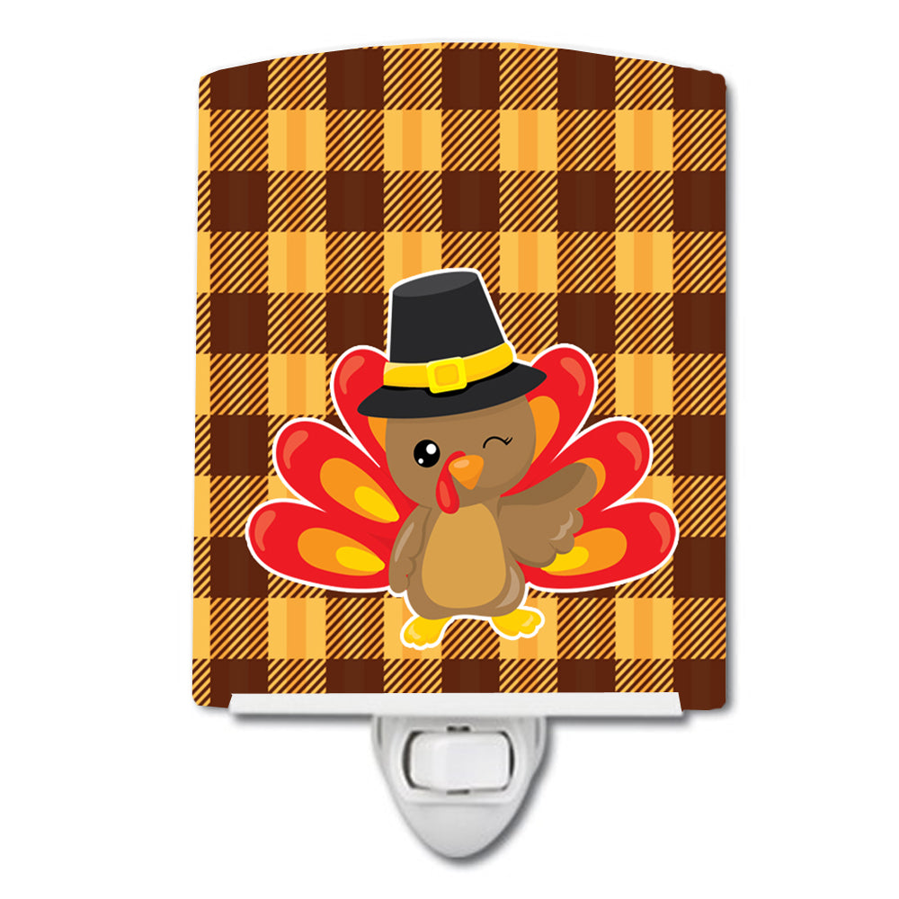 Thanksgiving Turkey Wink Ceramic Night Light BB7114CNL - the-store.com