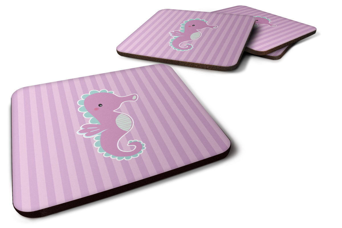 Seahorse Foam Coaster Set of 4 BB7119FC - the-store.com