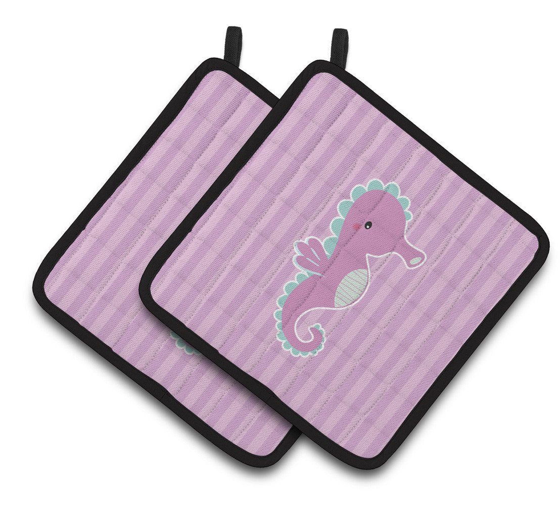 Seahorse Pair of Pot Holders BB7119PTHD by Caroline&#39;s Treasures