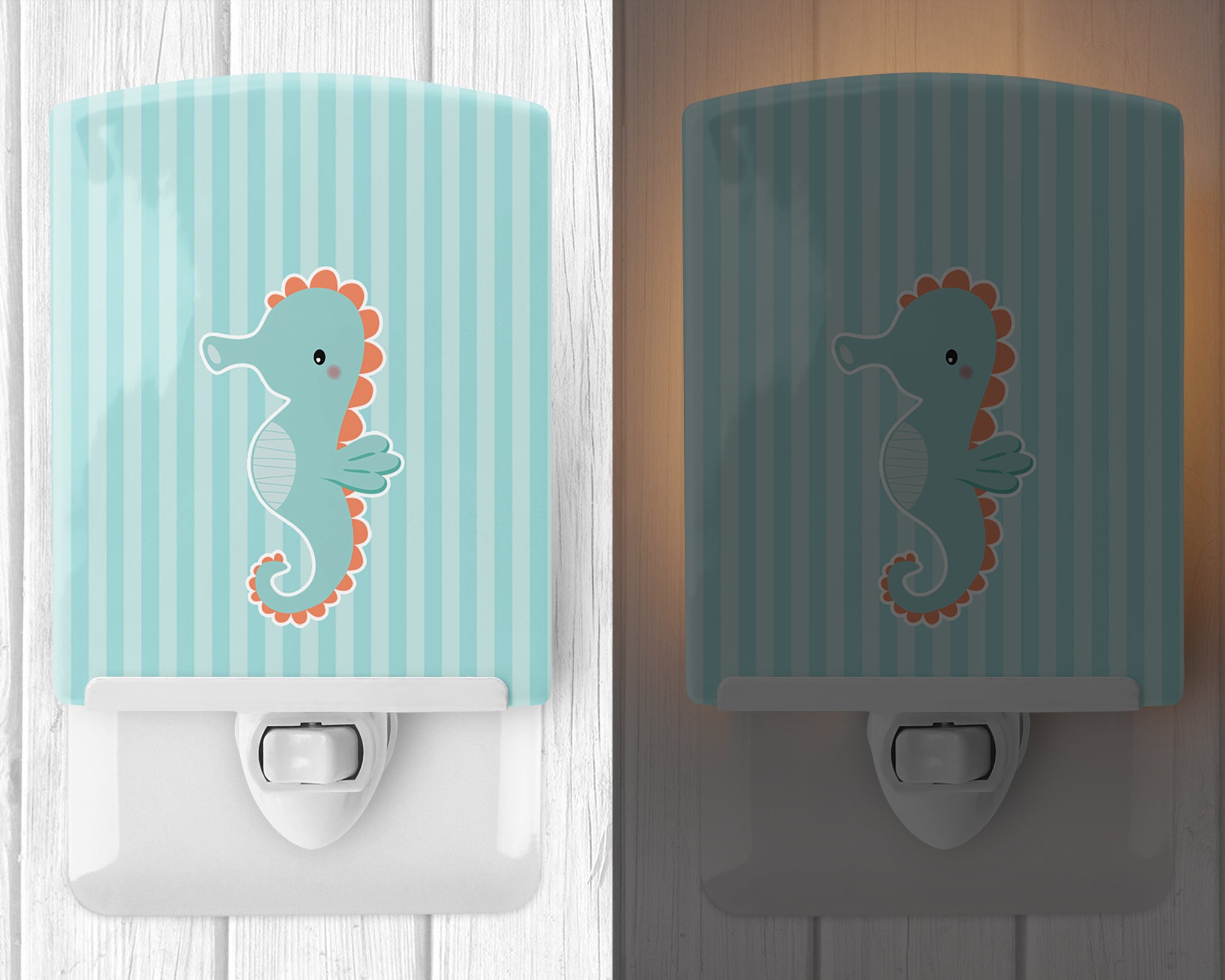 Seahorse Ceramic Night Light BB7124CNL - the-store.com