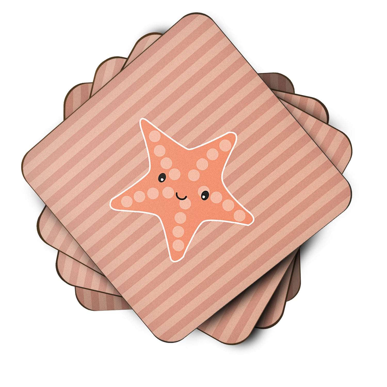 Starfish Foam Coaster Set of 4 BB7126FC - the-store.com