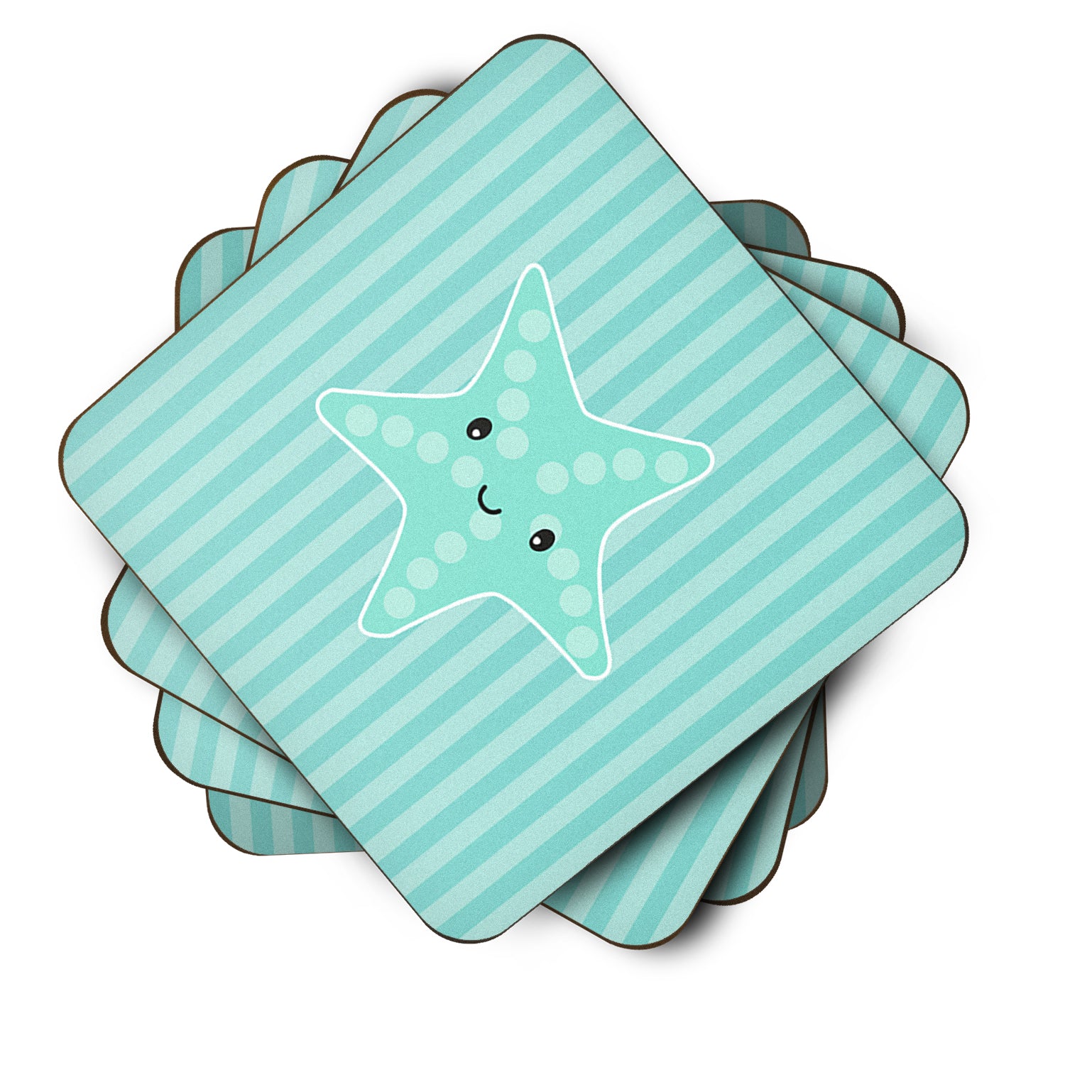 Starfish Foam Coaster Set of 4 BB7127FC - the-store.com