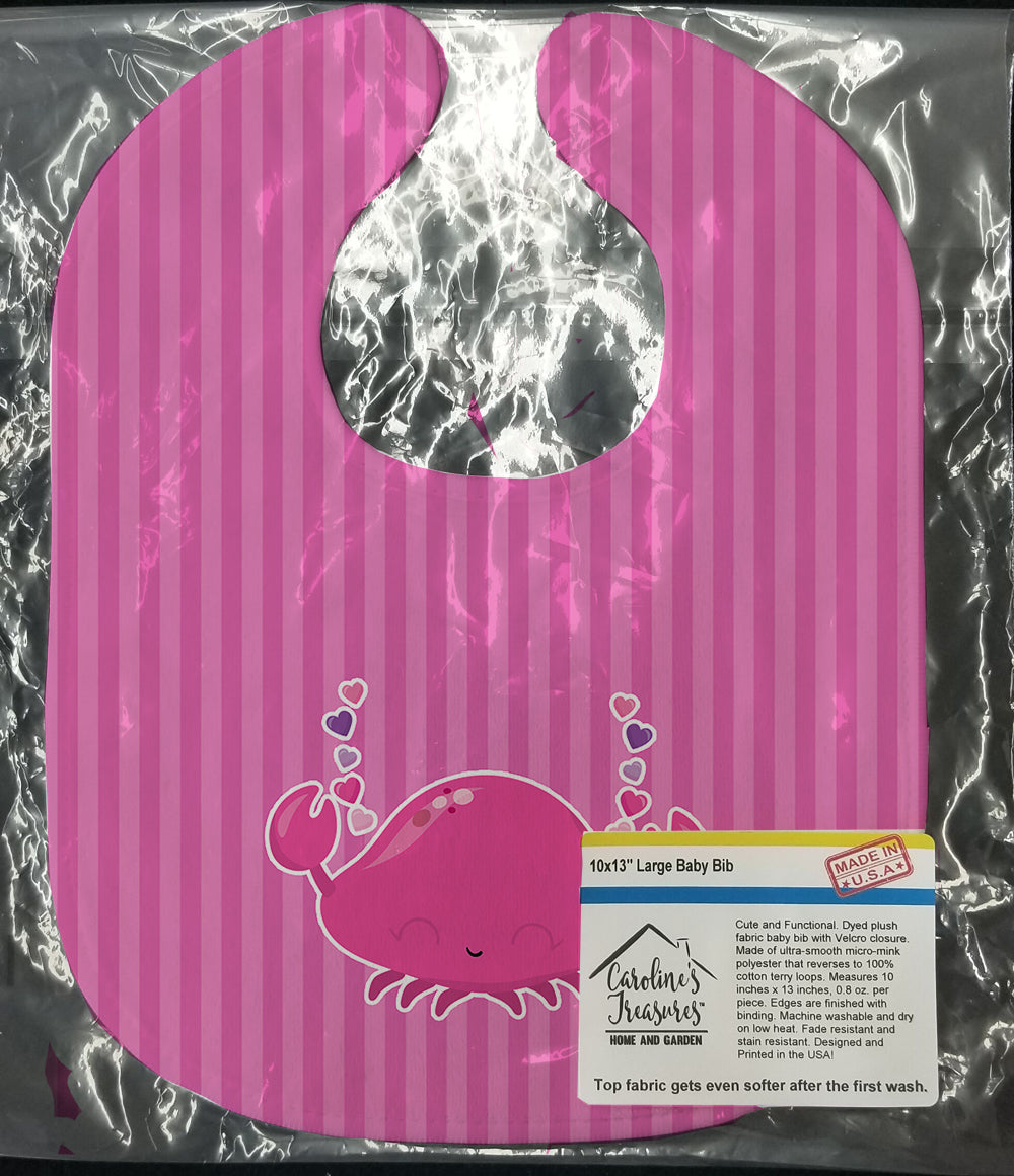 Pink Crab Baby Bib BB7129BIB - the-store.com