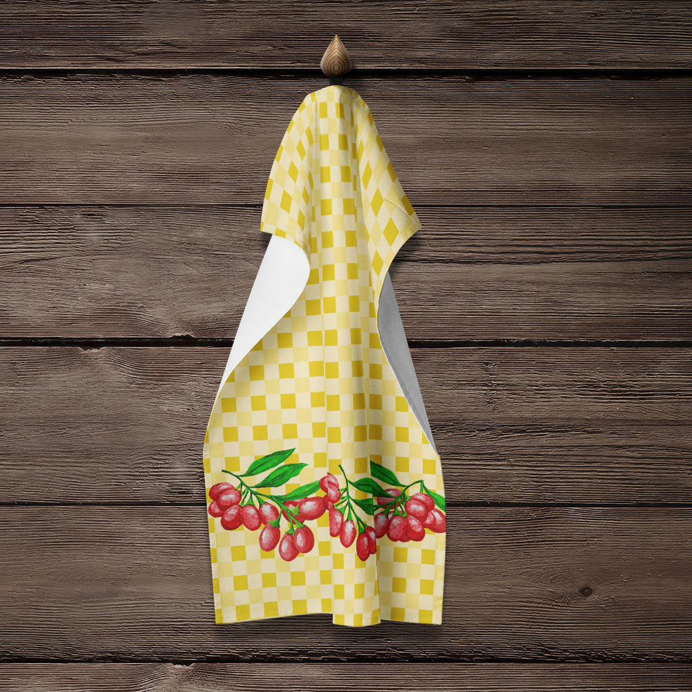 Gojis on Basketweave Kitchen Towel BB7169KTWL - the-store.com