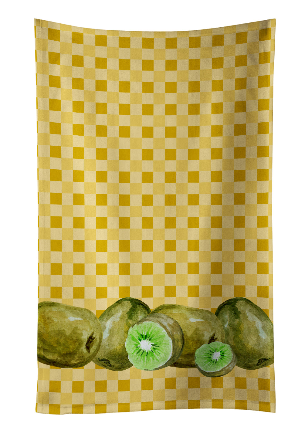 Kiwis on Basketweave Kitchen Towel BB7173KTWL - the-store.com