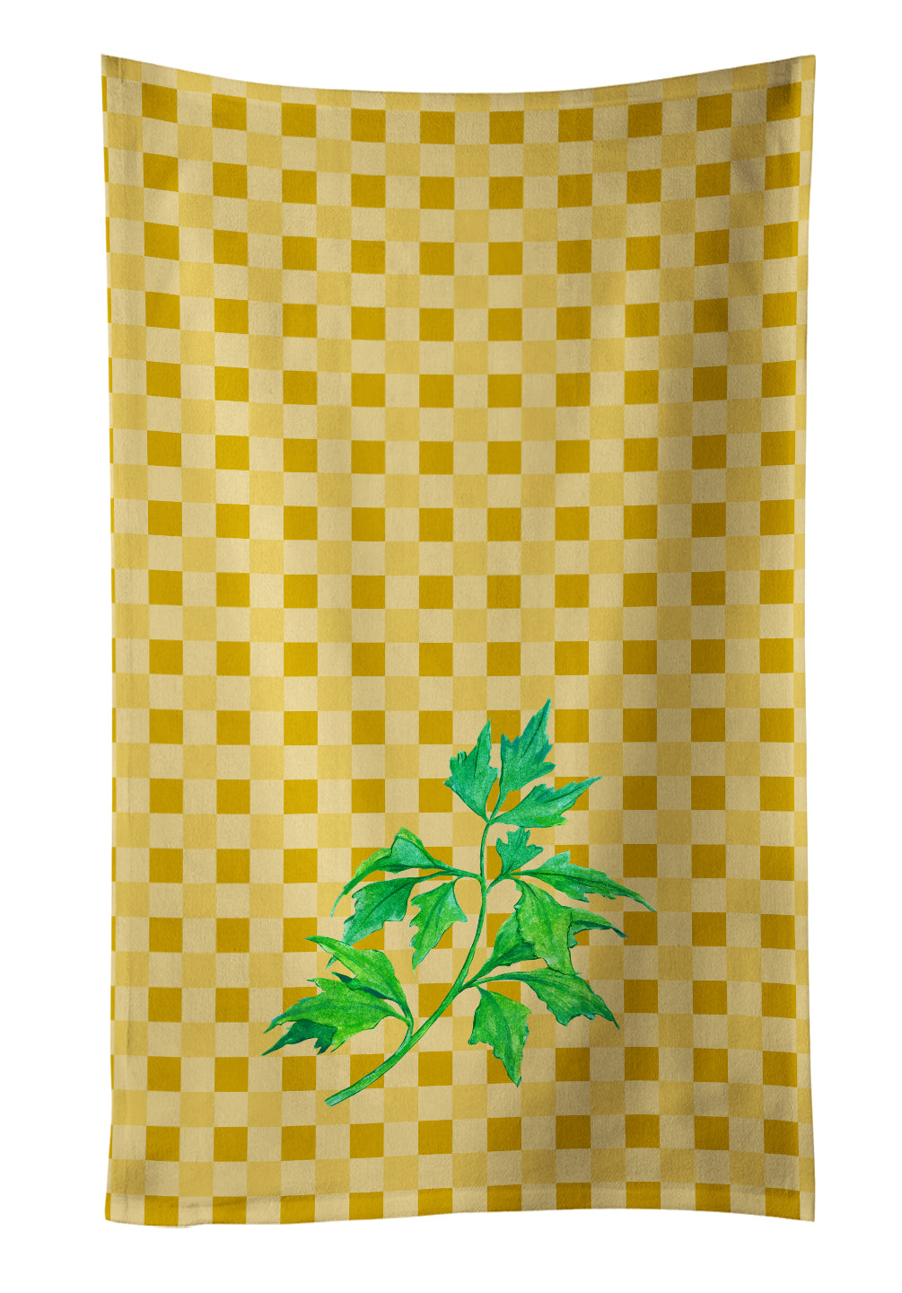 Celery on Basketweave Kitchen Towel BB7192KTWL - the-store.com