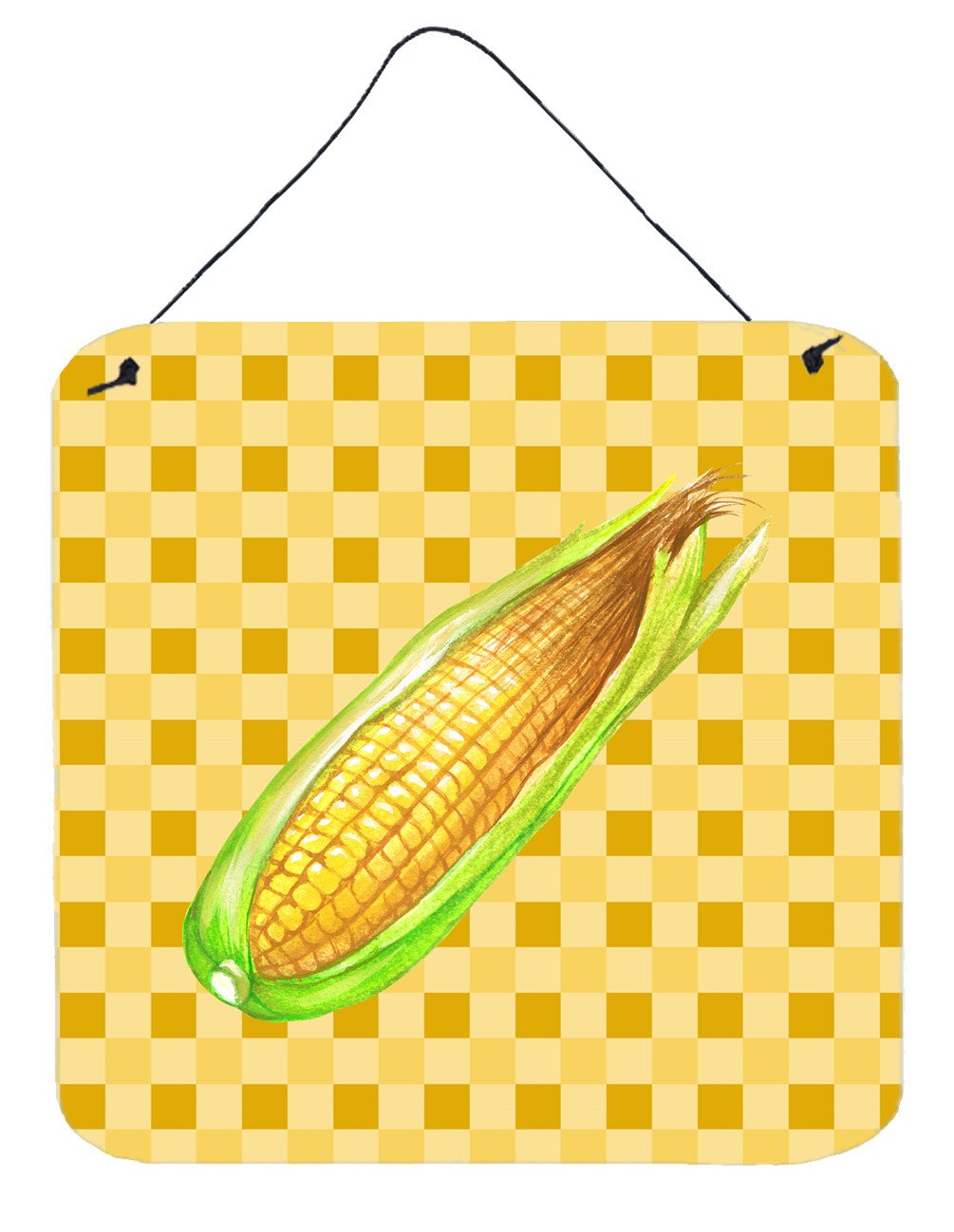 Corn on Basketweave Wall or Door Hanging Prints BB7198DS66 by Caroline's Treasures