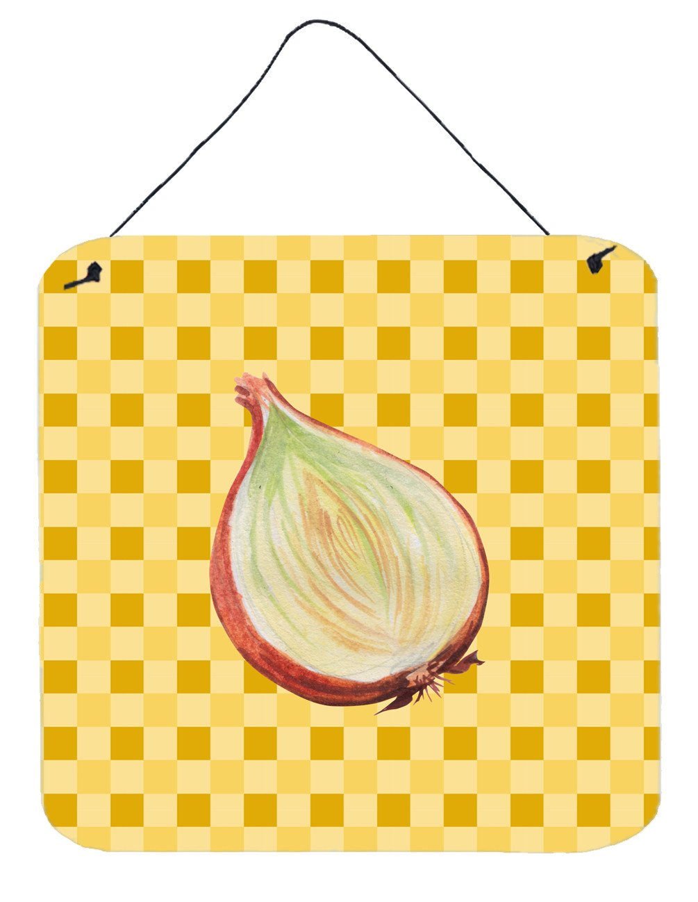 Onion on Basketweave Wall or Door Hanging Prints BB7205DS66 by Caroline's Treasures