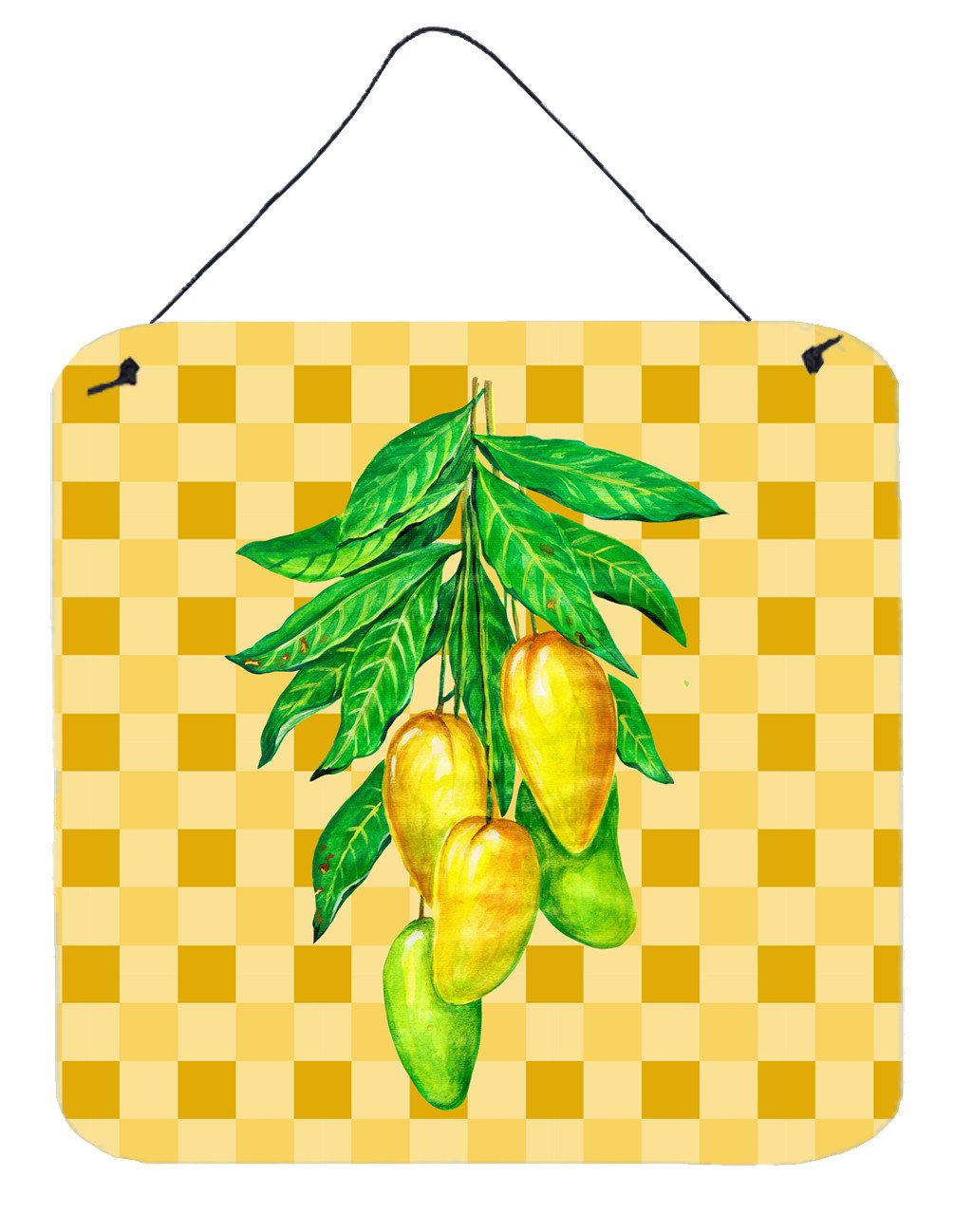 Mangos on Branch on Basketweave Wall or Door Hanging Prints BB7232DS66 by Caroline's Treasures