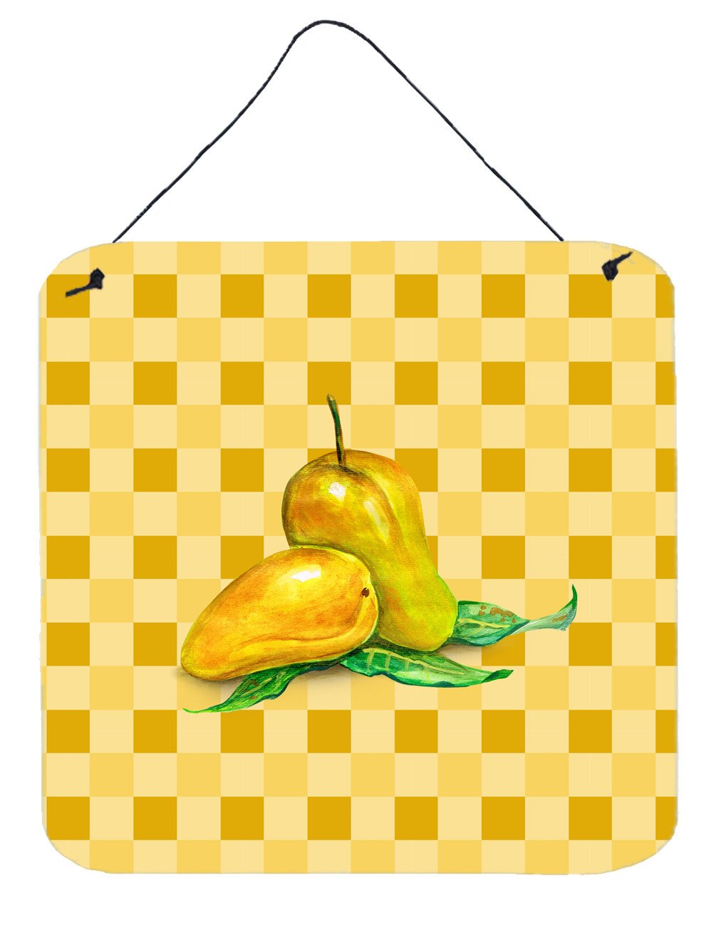 Mangos on Basketweave Wall or Door Hanging Prints BB7233DS66 by Caroline's Treasures