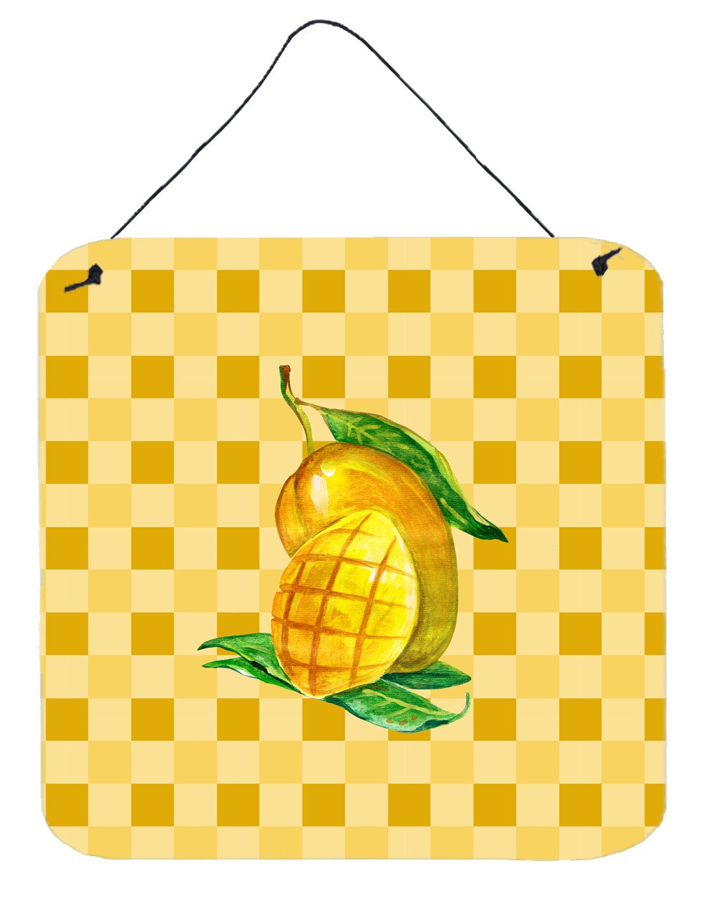 Mangos Ready on Basketweave Wall or Door Hanging Prints BB7234DS66 by Caroline's Treasures