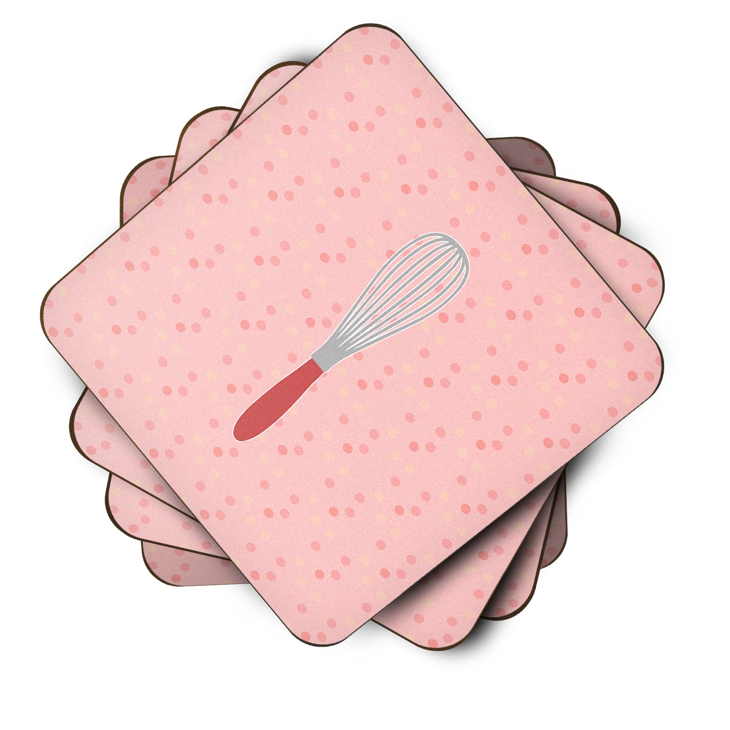 Wisk Pink Foam Coaster Set of 4 BB7272FC - the-store.com