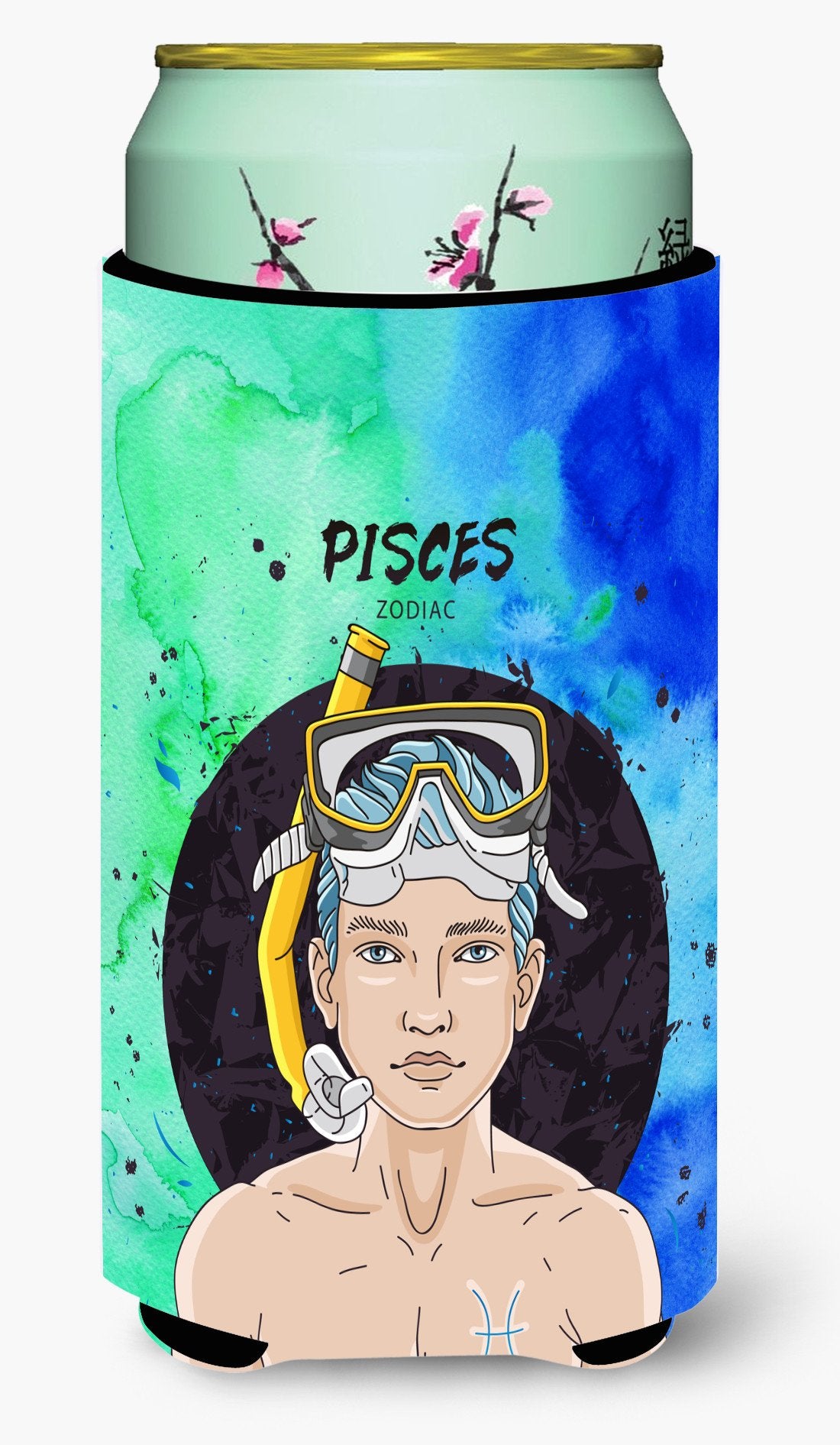 Pisces Zodiac Sign Tall Boy Beverage Insulator Hugger BB7316TBC by Caroline's Treasures
