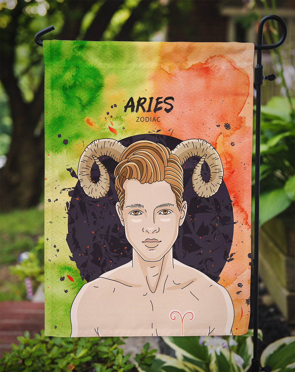 Aries Zodiac Sign Flag Garden Size BB7317GF  the-store.com.