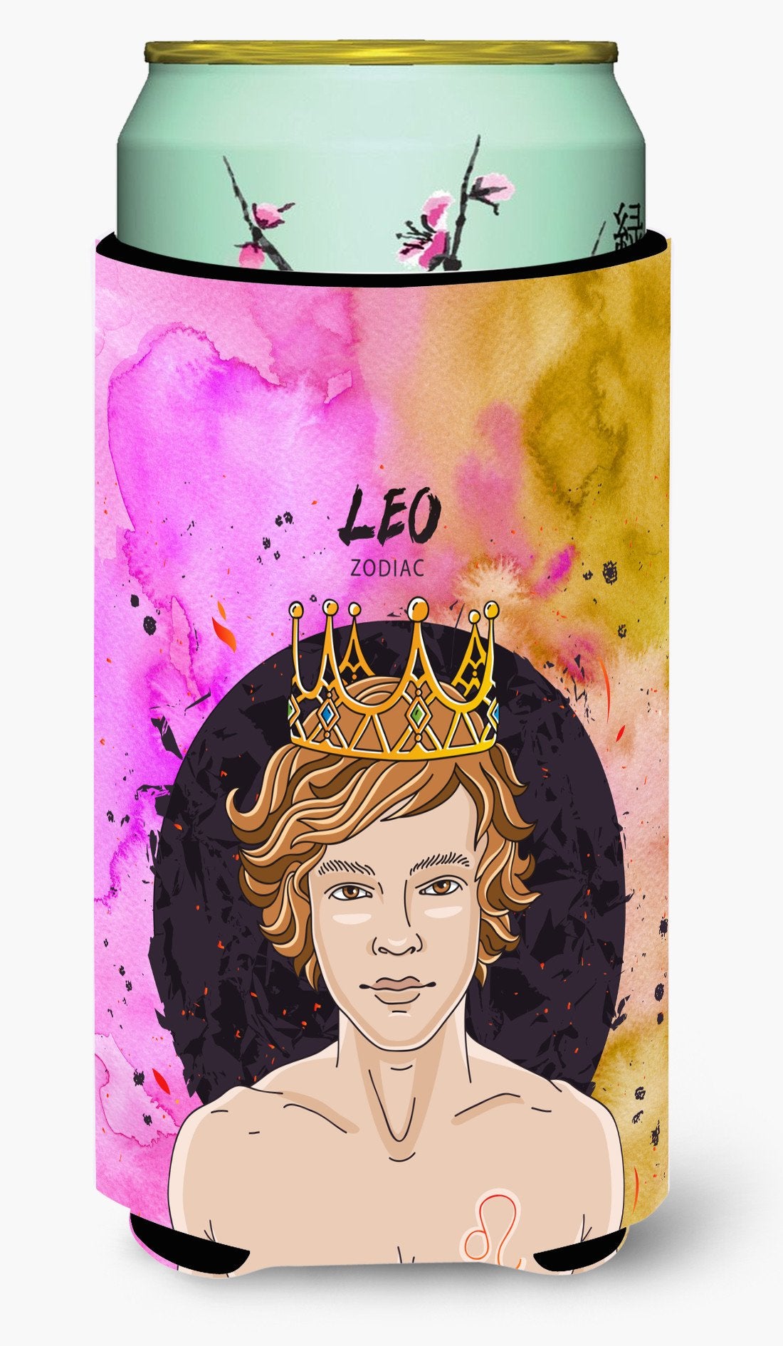 Leo Zodiac Sign Tall Boy Beverage Insulator Hugger BB7321TBC by Caroline's Treasures