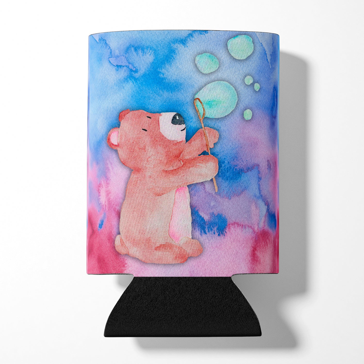 Bear and Bubbles Watercolor Can or Bottle Hugger BB7347CC  the-store.com.