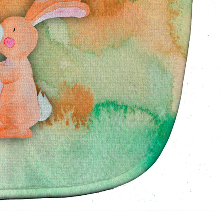 Rabbit and Bubbles Watercolor Baby Bib BB7349BIB - the-store.com