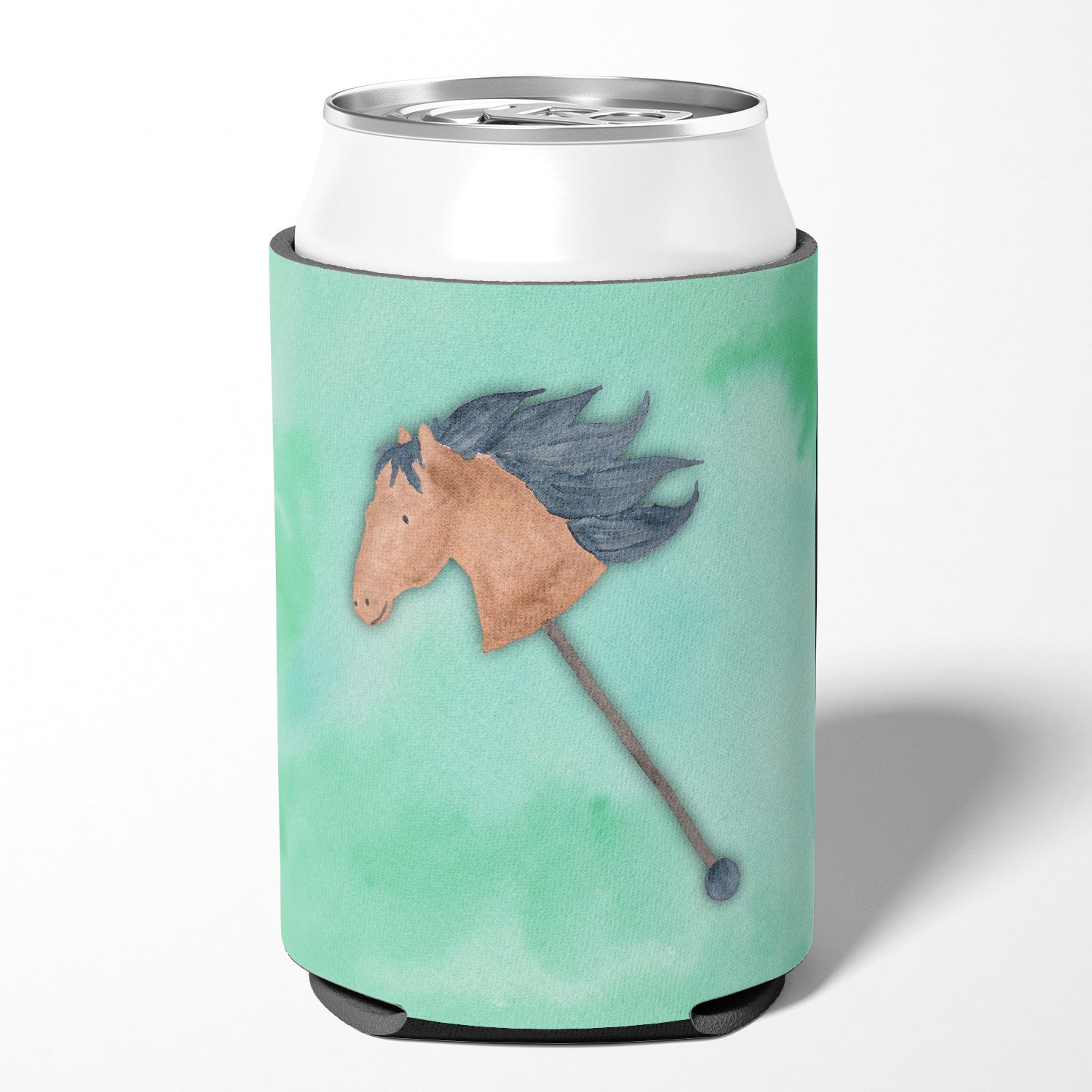 Stick Horse Watercolor Can or Bottle Hugger BB7366CC  the-store.com.