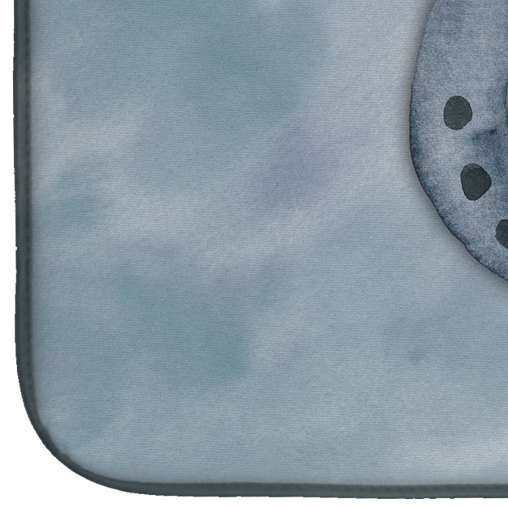 Horseshoe Watercolor Dish Drying Mat BB7370DDM  the-store.com.