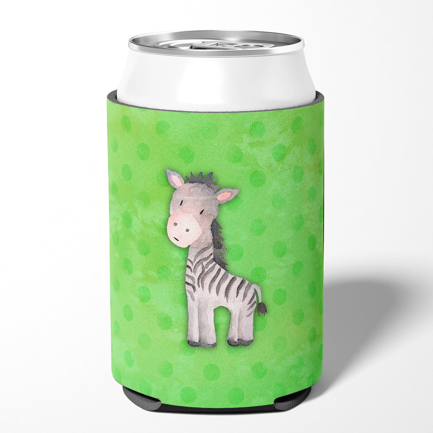 Polkadot Zebra Watercolor Can or Bottle Hugger BB7377CC  the-store.com.