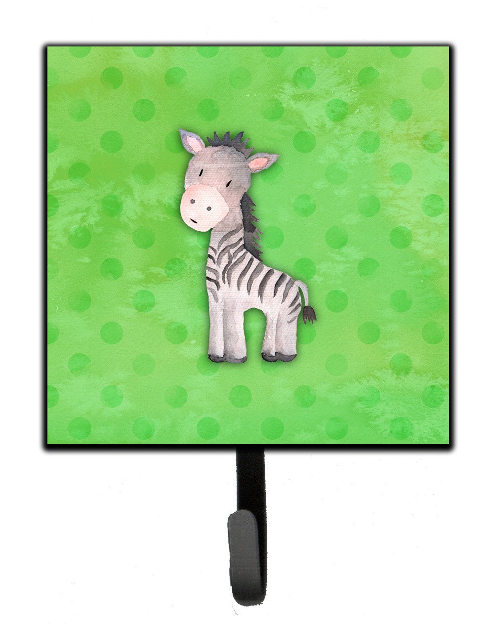 Polkadot Zebra Watercolor Leash or Key Holder BB7377SH4 by Caroline&#39;s Treasures