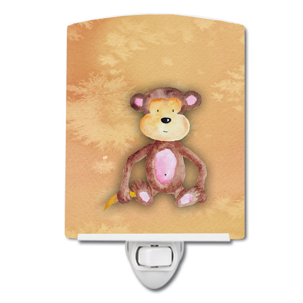 Monkey Watercolor Ceramic Night Light BB7380CNL - the-store.com