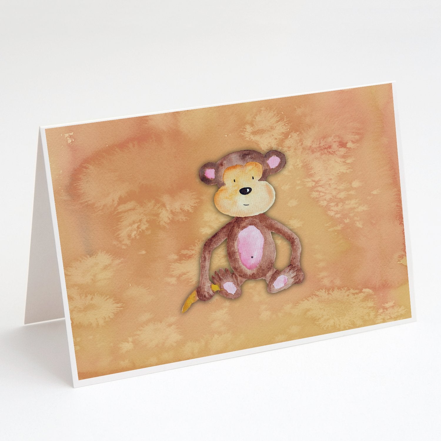 Buy this Monkey Watercolor Greeting Cards and Envelopes Pack of 8