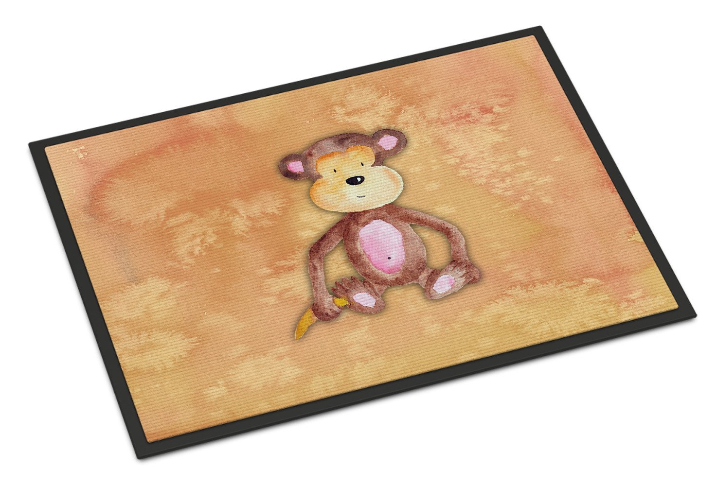 Monkey Watercolor Indoor or Outdoor Mat 24x36 BB7380JMAT by Caroline's Treasures