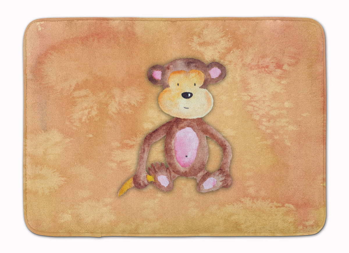 Monkey Watercolor Machine Washable Memory Foam Mat BB7380RUG - the-store.com