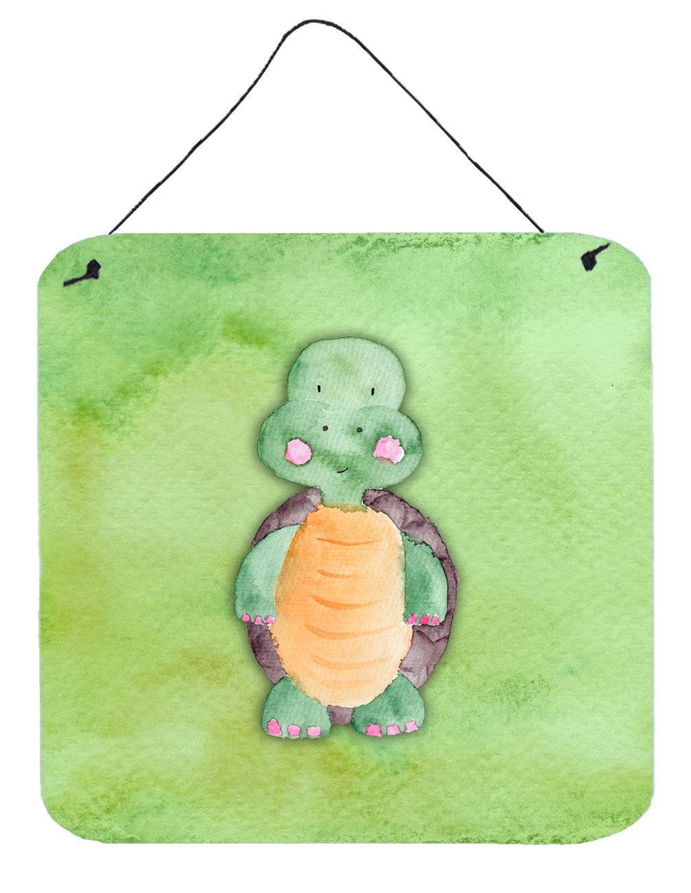 Turtle Watercolor Wall or Door Hanging Prints BB7382DS66 by Caroline's Treasures