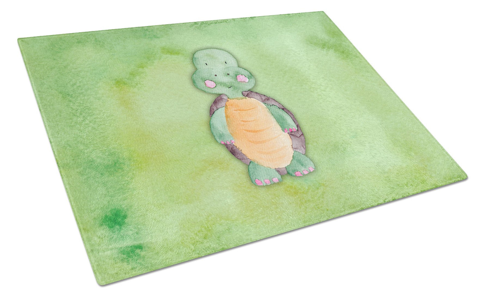 Turtle Watercolor Glass Cutting Board Large BB7382LCB by Caroline's Treasures