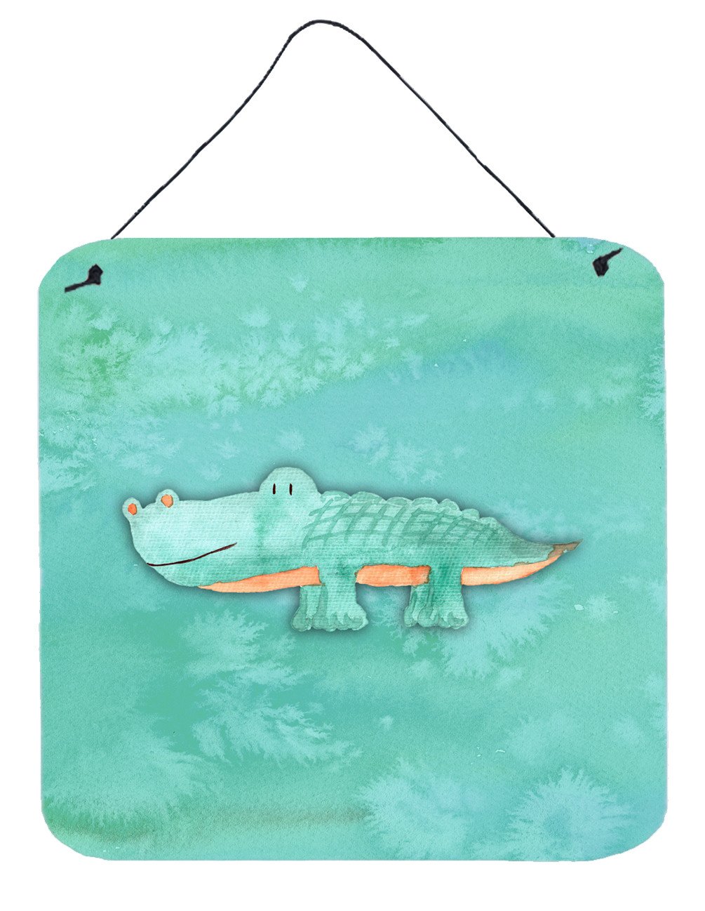 Alligator Watercolor Wall or Door Hanging Prints BB7385DS66 by Caroline's Treasures