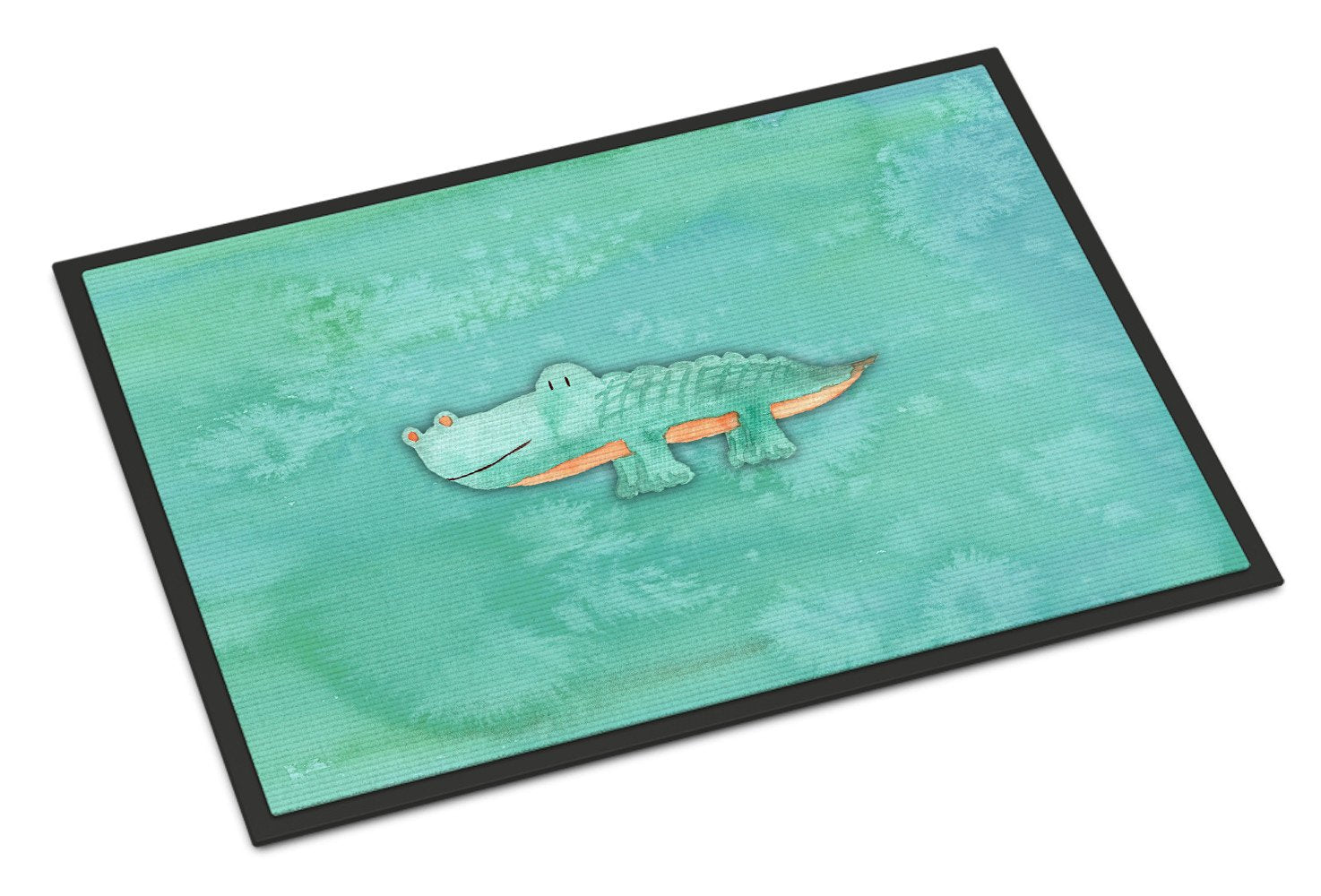 Alligator Watercolor Indoor or Outdoor Mat 24x36 BB7385JMAT by Caroline's Treasures