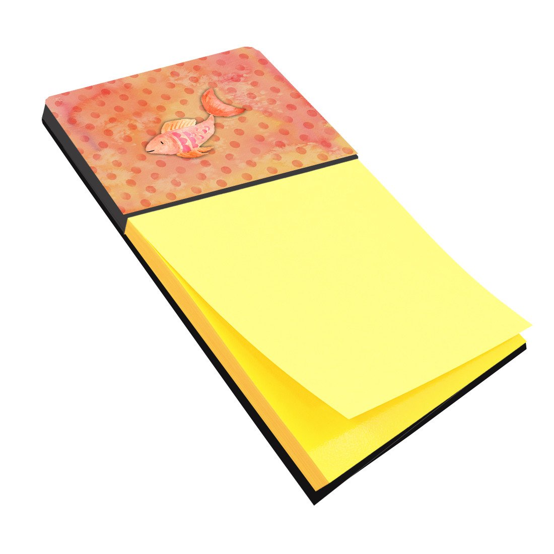 Orange Fish Watercolor Sticky Note Holder BB7387SN by Caroline&#39;s Treasures